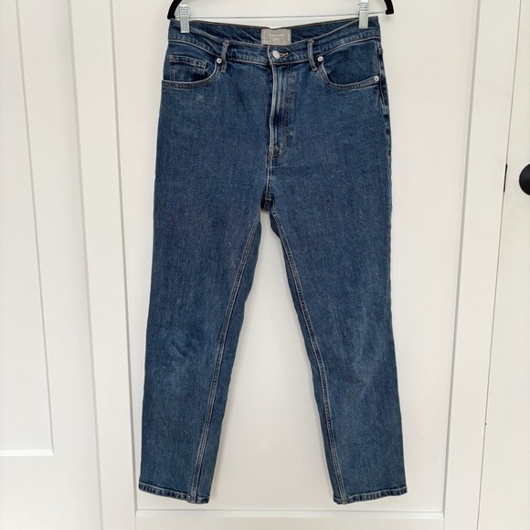 Everlane The Original Cheeky Jeans Dark Blue Wash Size 29 Regular - Picture 2 of 7